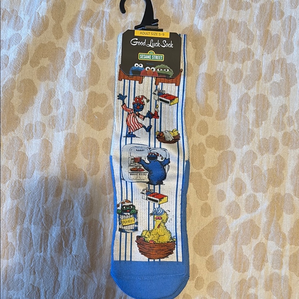 Sesame Street Blue Casual Socks